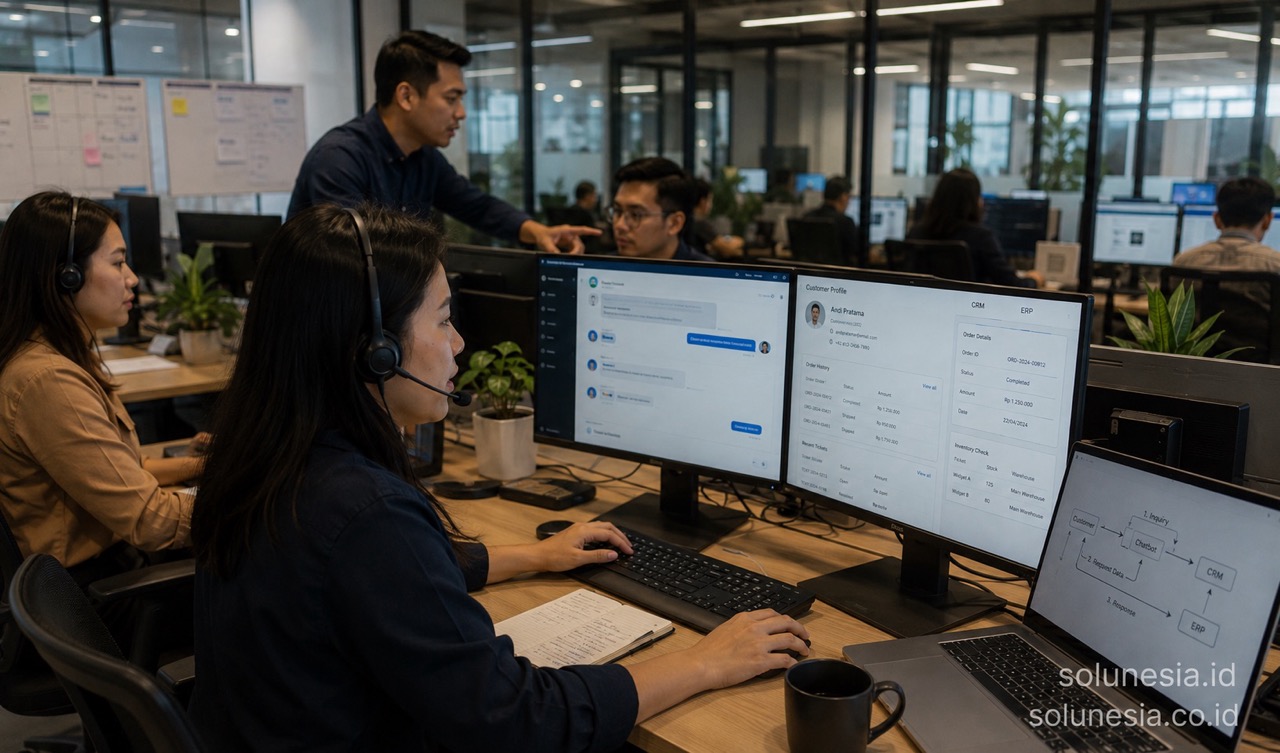 Integrasi Chatbot dengan CRM dan ERP: Manfaat bagi Customer Service