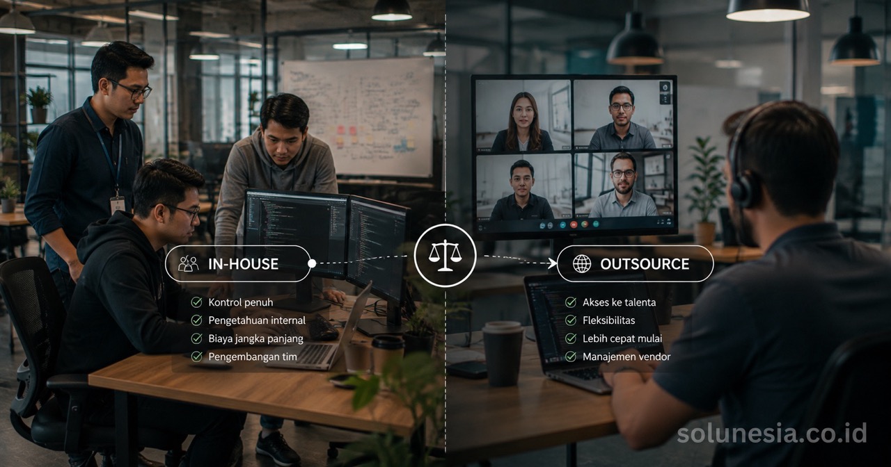 Outsource vs In-House: Mana yang Lebih Cocok untuk Tim Teknologi?
