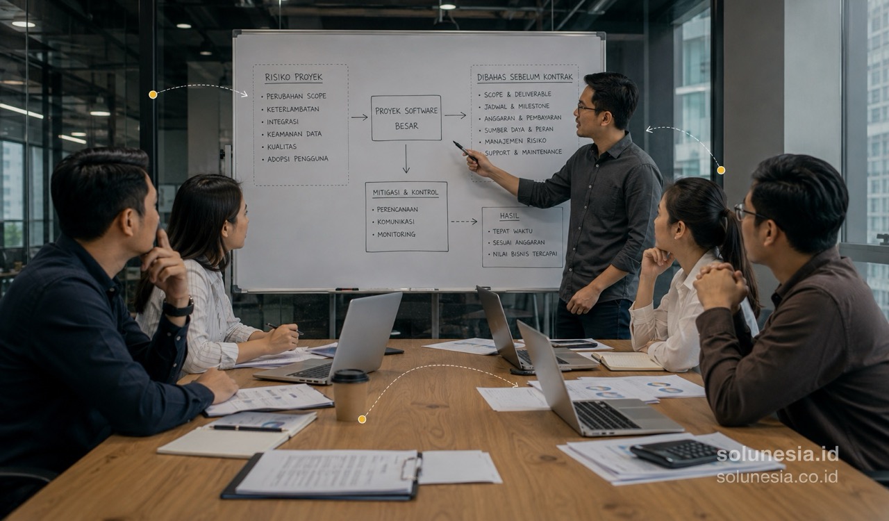 Risiko Proyek Software Besar: Apa yang Perlu Dibahas Sebelum Kontrak?