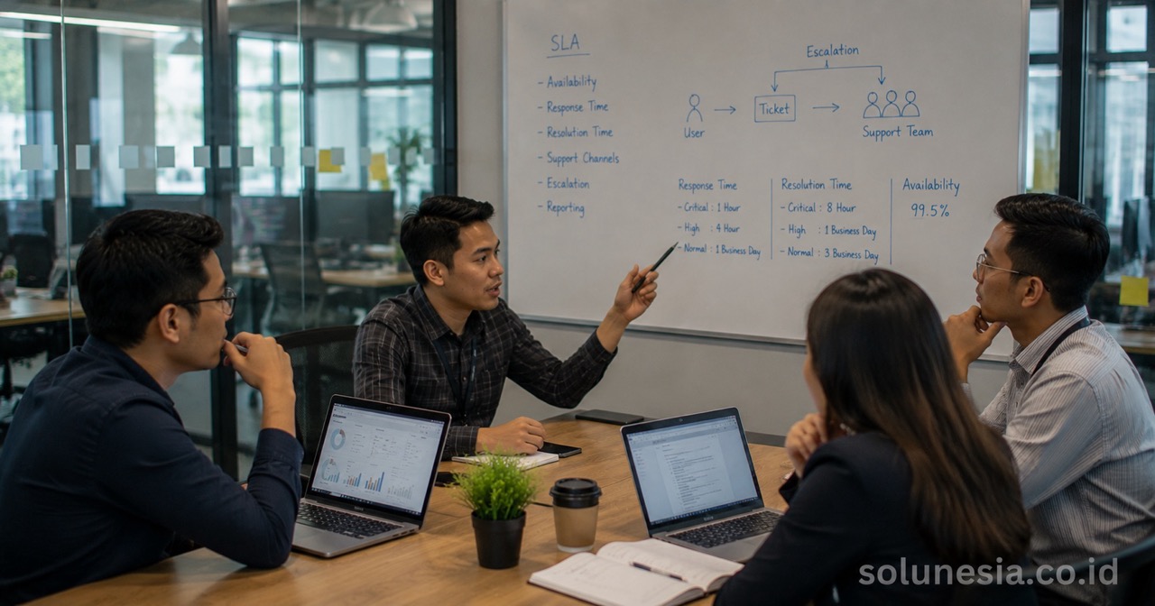 SLA dalam Kerja Sama Software: Fungsi dan Hal yang Perlu Disepakati