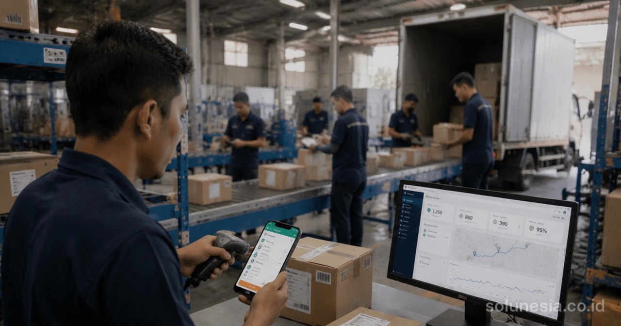 Aplikasi Android dan iOS untuk Layanan Pengiriman Paket