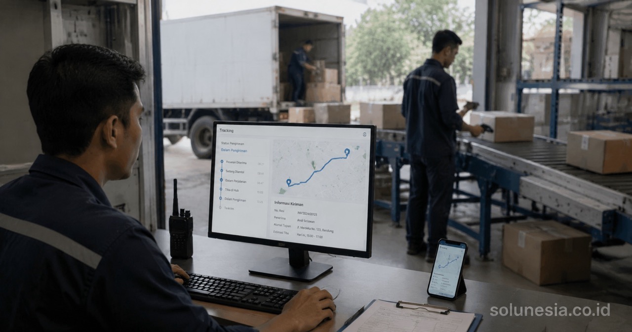 Cara Kerja Tracking Real-Time pada Aplikasi Logistik