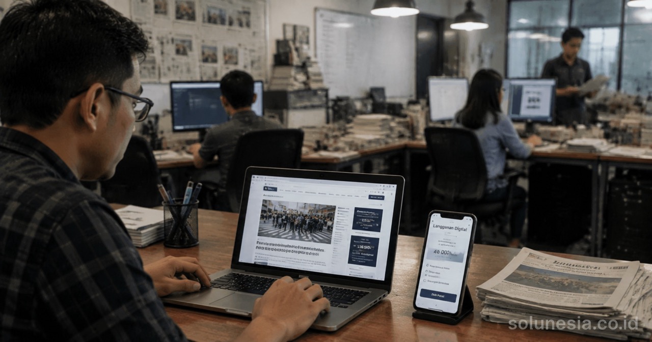 Studi Kasus Koran Digital Berbasis PWA dengan Langganan Online