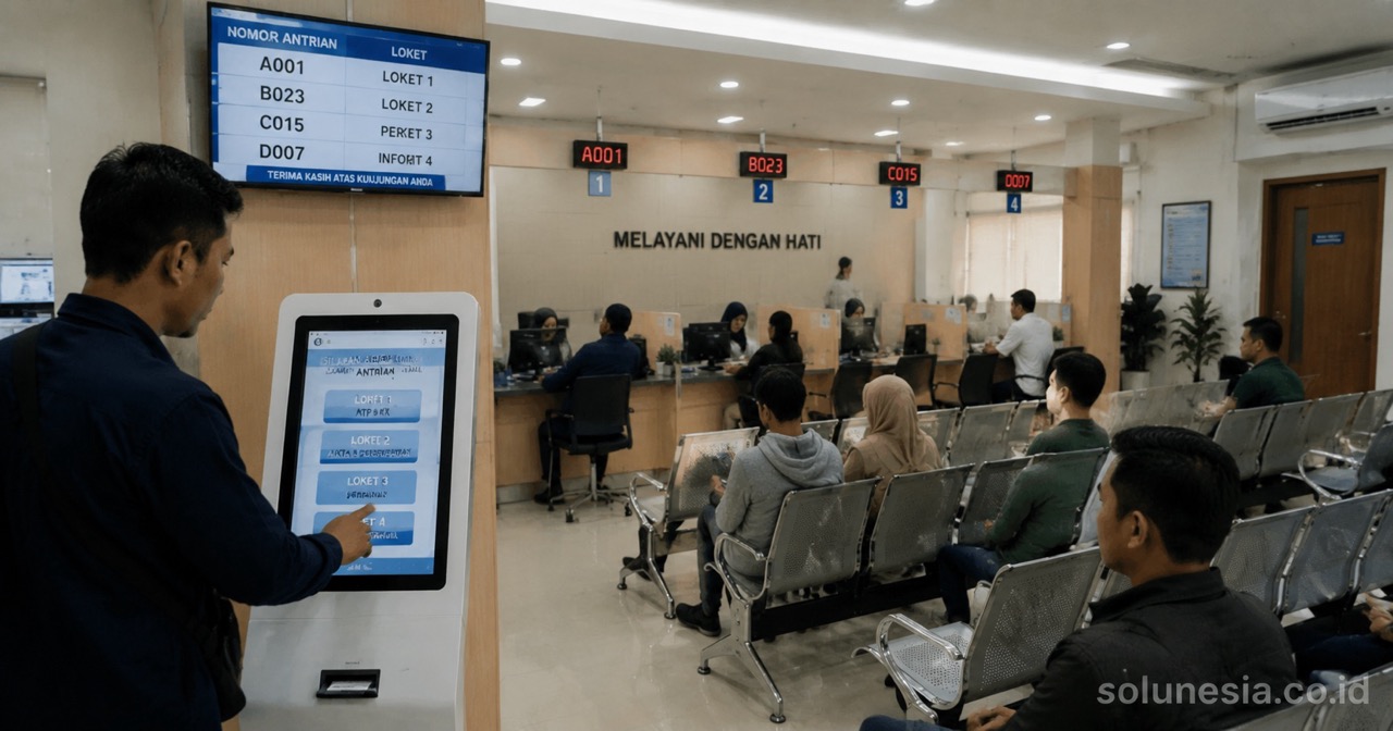 Studi Kasus Sistem Pemanggil Antrean Berbasis IoT untuk Layanan Pemerintah