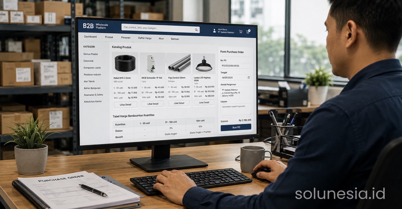 E-Commerce Kustom untuk B2B: Manfaat dan Kapan Layak Dibangun