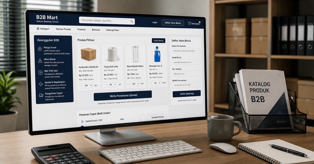 Fitur Penting Toko Online B2B di Indonesia