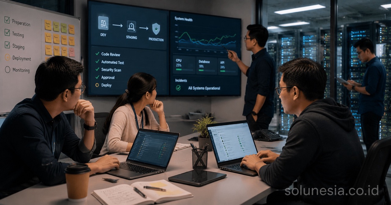 Manajemen Rilis Software untuk Sistem Kritis: Risiko yang Perlu Dikendalikan