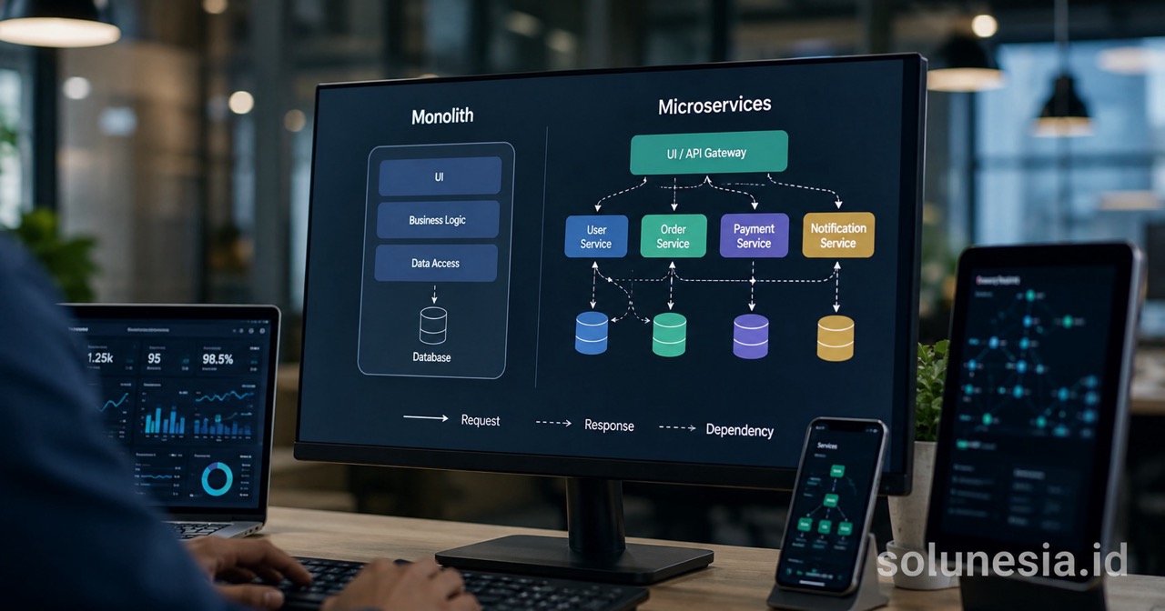 Monolith vs Microservices: Cara Memilih Arsitektur yang Tepat