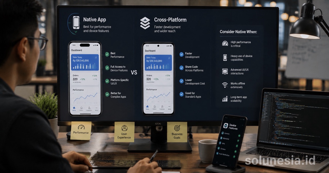 Native App vs Cross-Platform: Kapan Aplikasi Native Masih Lebih Tepat?