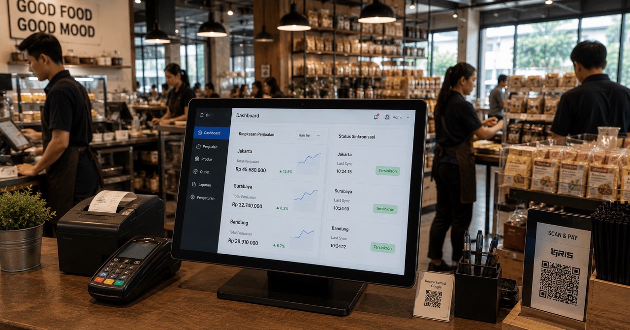 POS Multi-Cabang: Kebutuhan Sistem untuk Sinkronisasi Data Real-Time