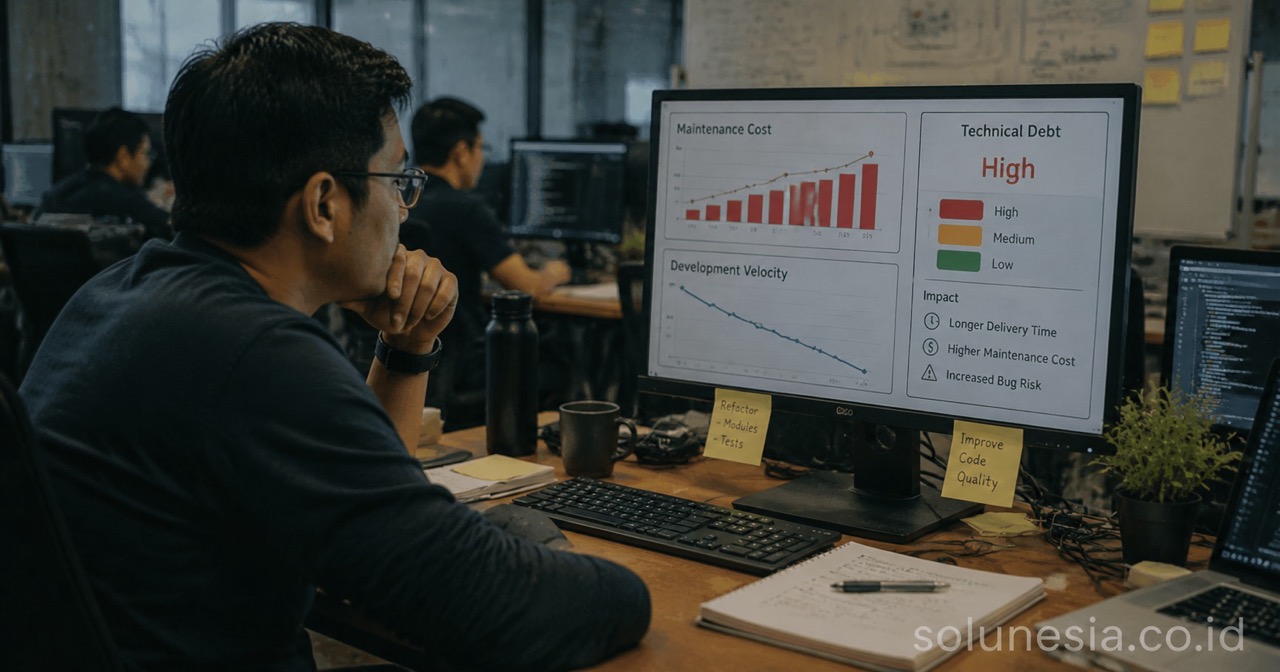 Technical Debt: Dampaknya pada Biaya dan Kecepatan Pengembangan
