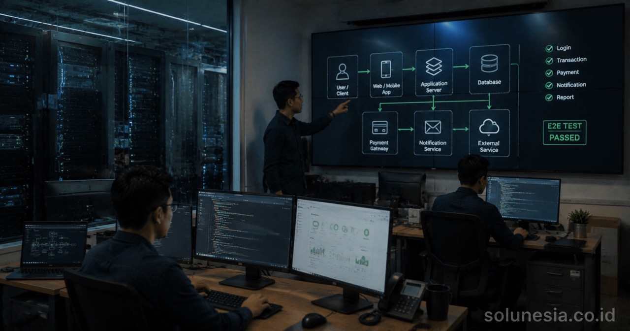 E2E Testing untuk Sistem Kritis: Perlindungan Sebelum Go-Live