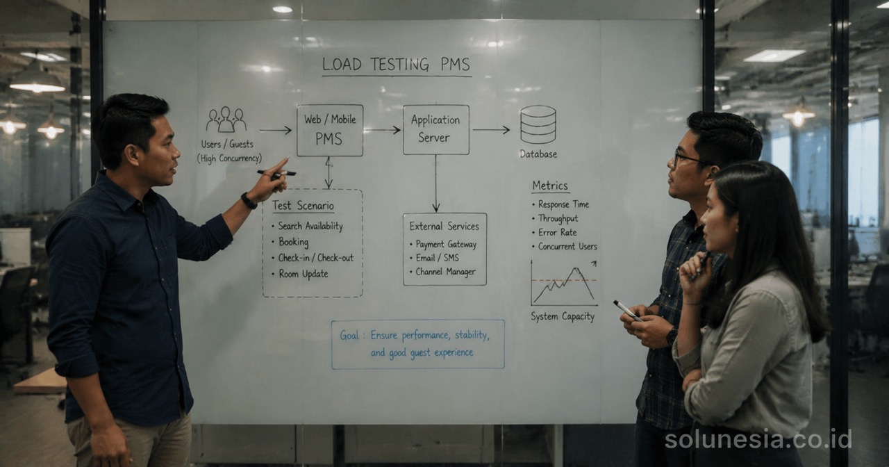 Load Testing Hotel PMS: Mengapa Perlu Dilakukan Sebelum Sistem Go-Live?