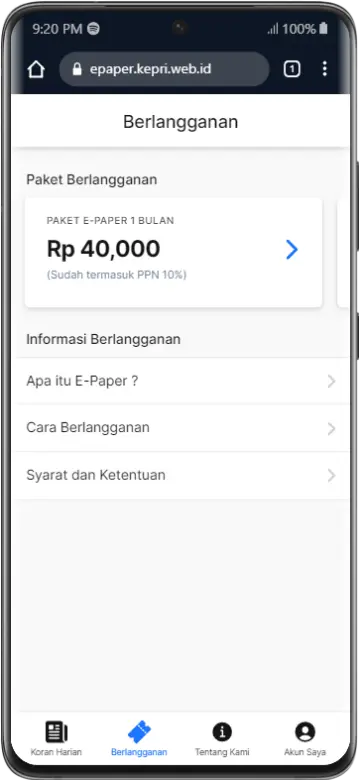 Choose Plan