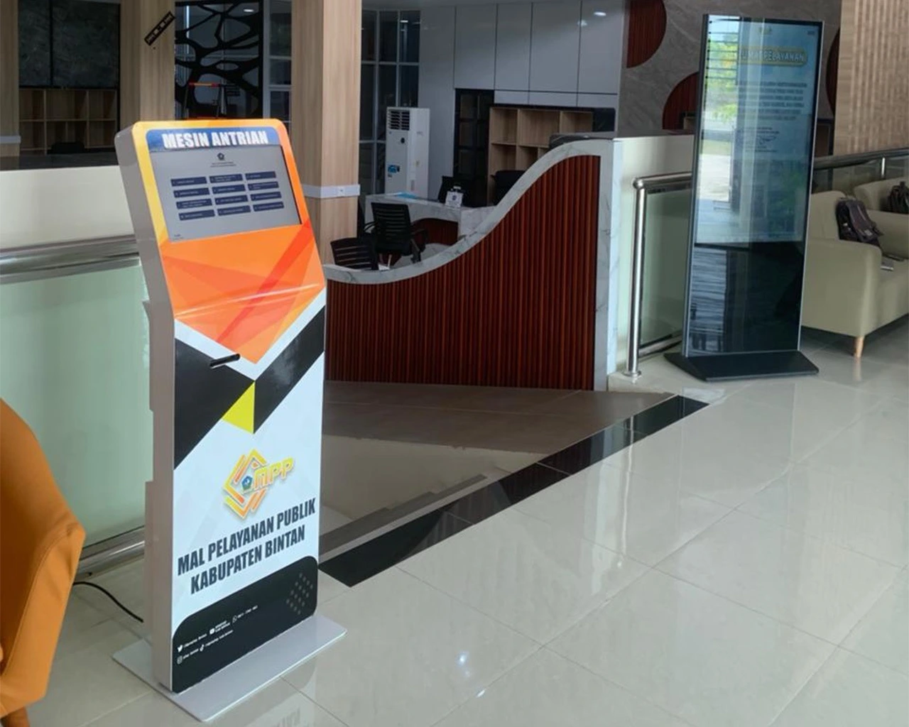 Kiosk installed in MPP lobby