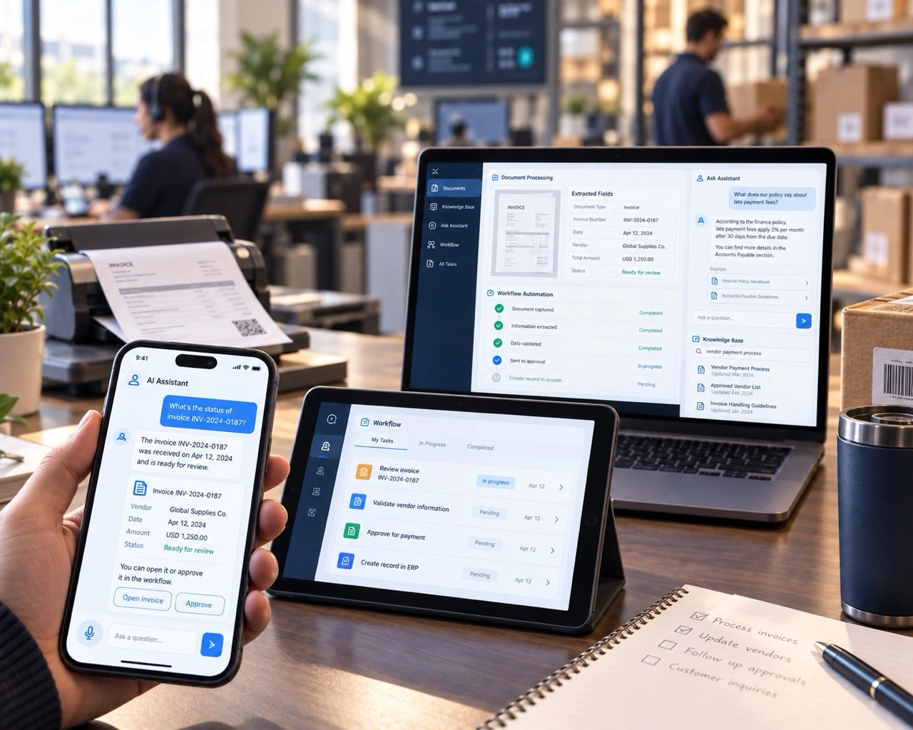 AI technology and intelligent automation